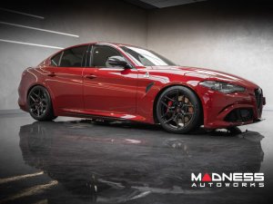 Alfa Romeo Giulia Custom Wheels - EVO-4R by Vossen - Satin Black Alfa Romeo Giulia Custom Wheels - EVO-4R by Vossen - Satin Black